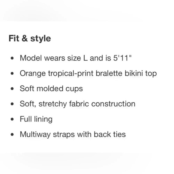 🆕Bralette Bikini Top - Picture 9 of 16